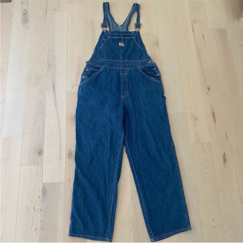 Vintage 90’s Denim Jean Overalls Painter Carpenter Style  size XL